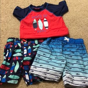 Boy’s bathing suit combo